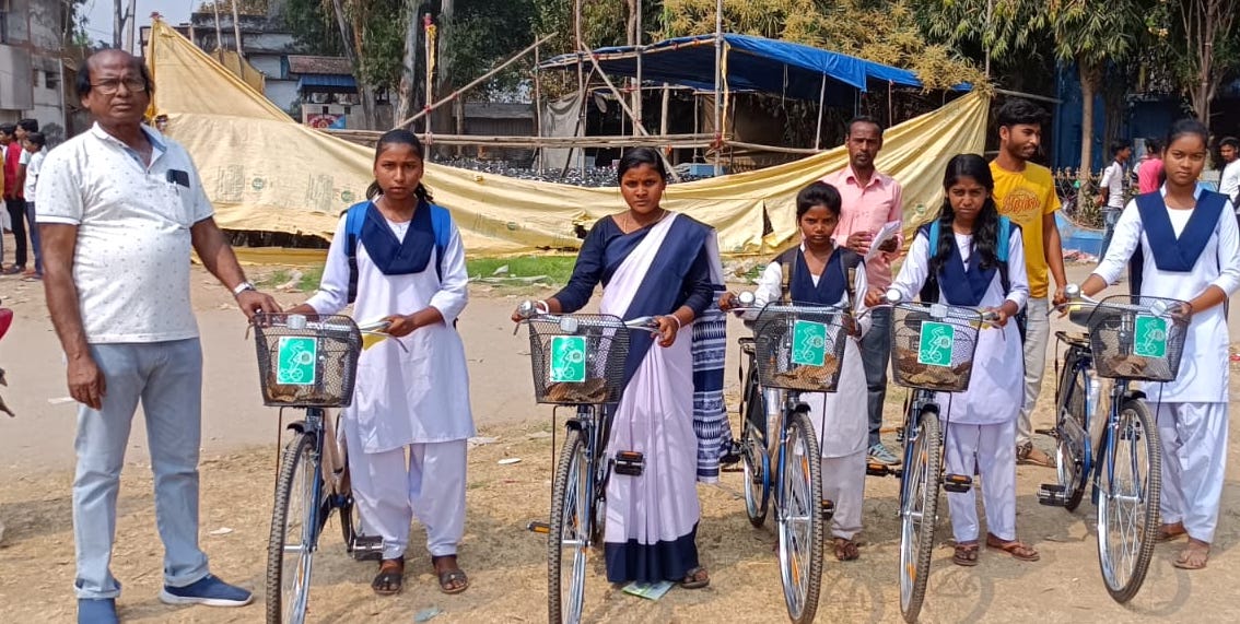 Sabooj Sathi - Bi-Cycle Distribution Camp