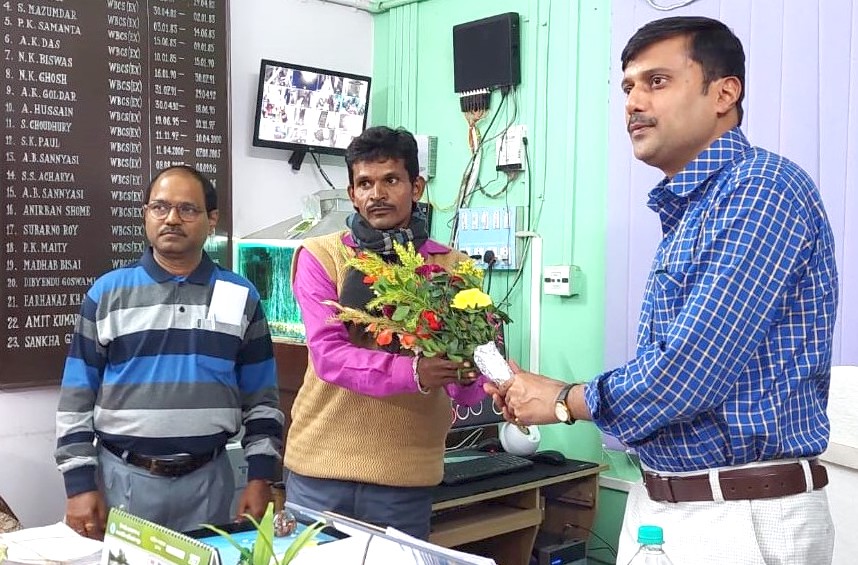 Farewell Ceremony of Laldeb Mahato, AC